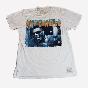 Jim Marshall Ray Charles New York New York 1957 Graphic T-Shirt Mens L USA Made